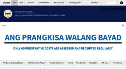 ltfrb website|ltfrb website philippines.